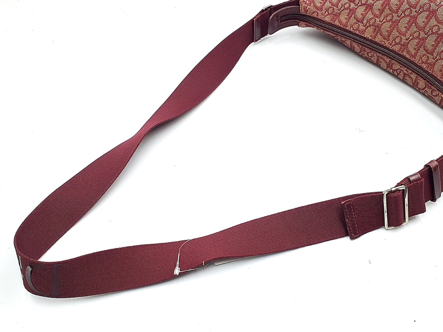 Dior 2-Piece Trotter Shoulder Bag Set with Honeycomb Pattern Leather Shoulder Bag