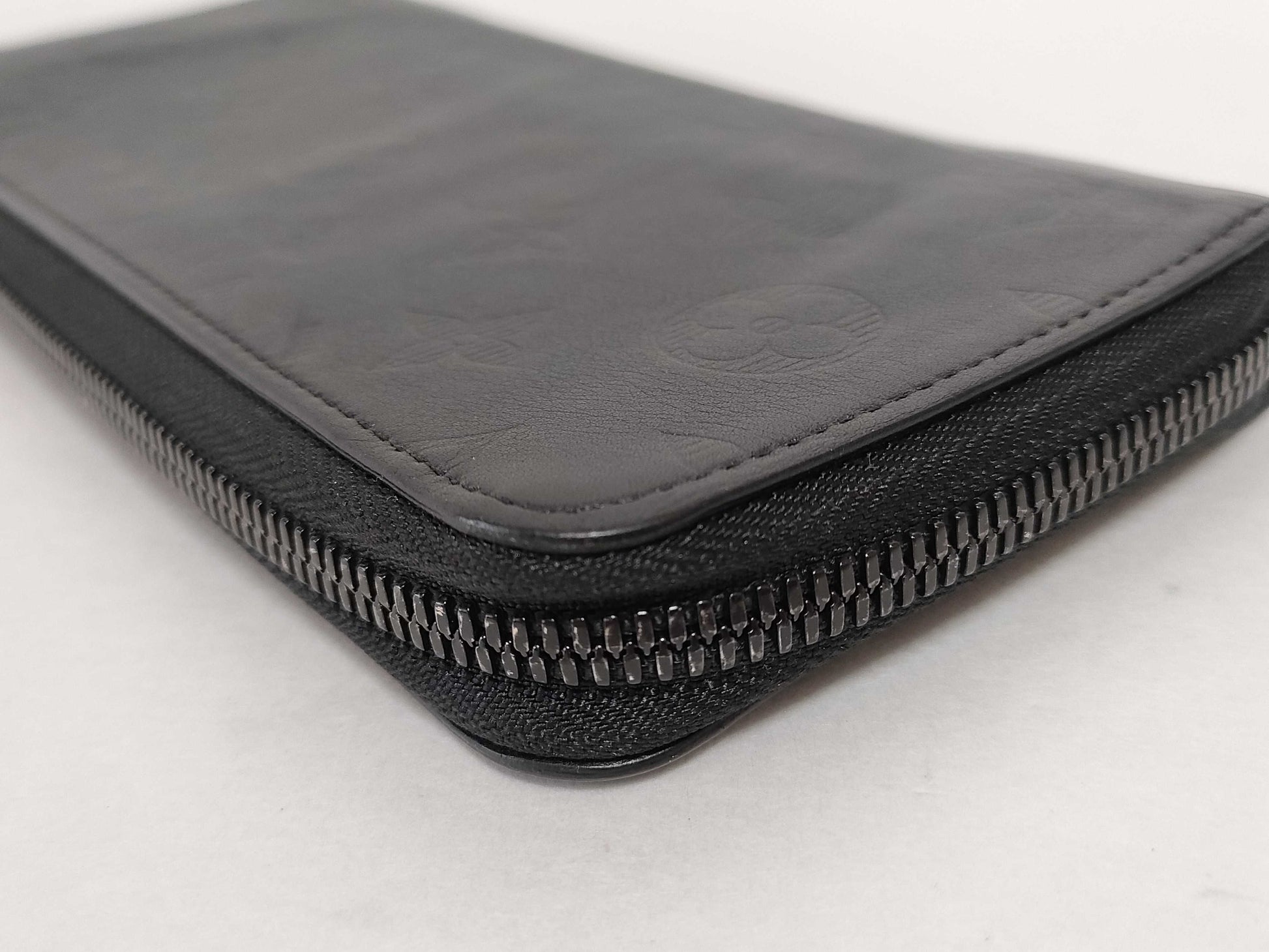 LOUIS VUITTON Monogram Shadow Zippy Wallet Vertical Long Wallet Wallet