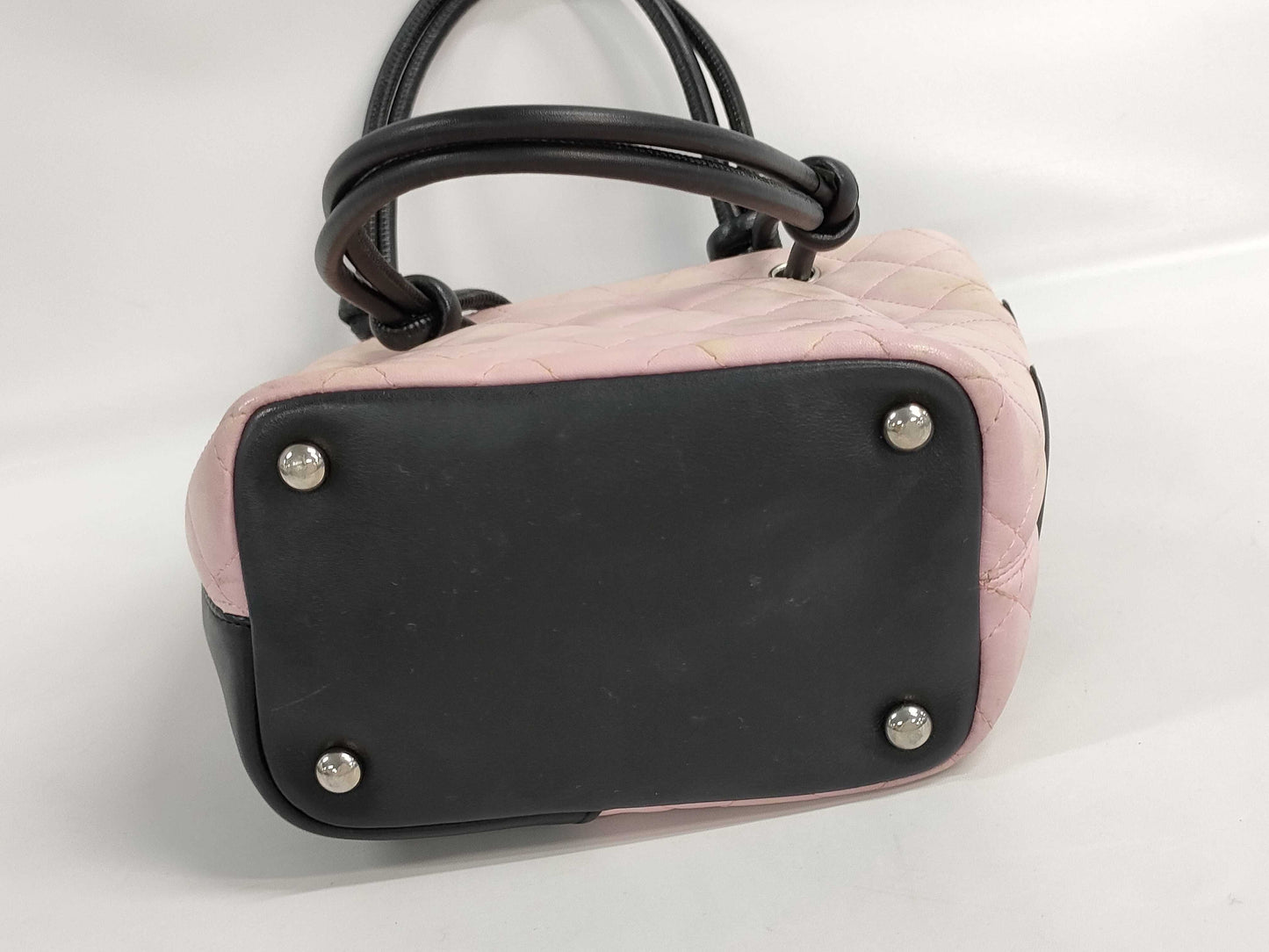 CHANEL Cambon Cambon Line Tote Bag Pink Tote Bag