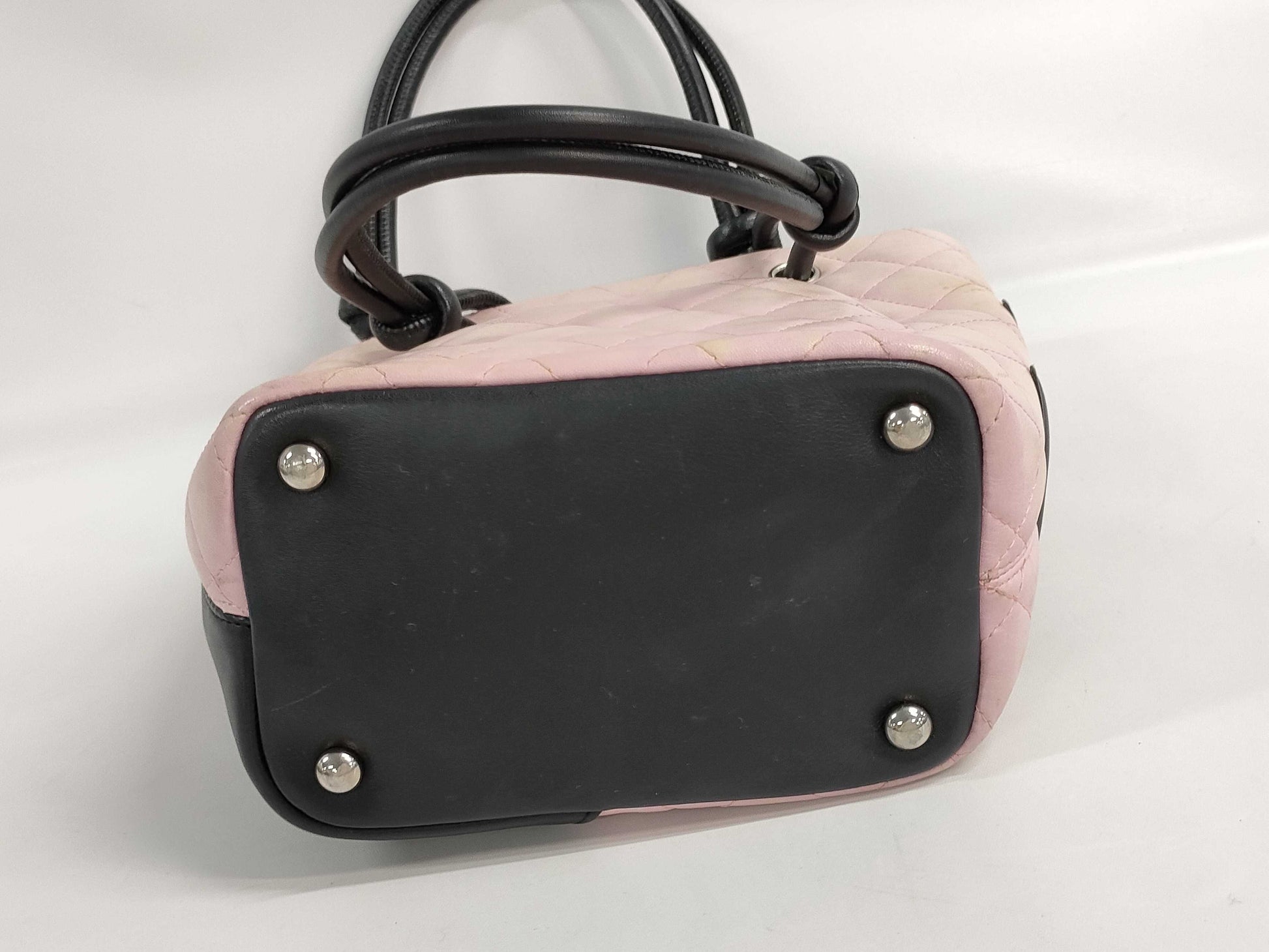 CHANEL Cambon Cambon Line Tote Bag Pink Tote Bag