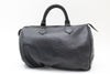 LOUIS VUITTON Epi Noir Speedy 30 Handbag