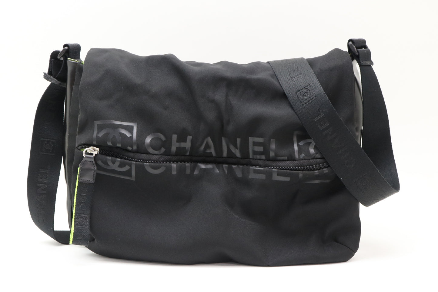 CHANEL Sportline Messenger Bag Shoulder Bag