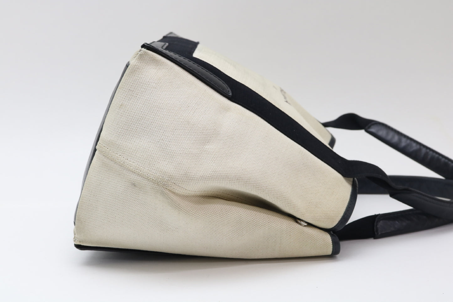 BALENCIAGA Canvas x Leather Tote Bag