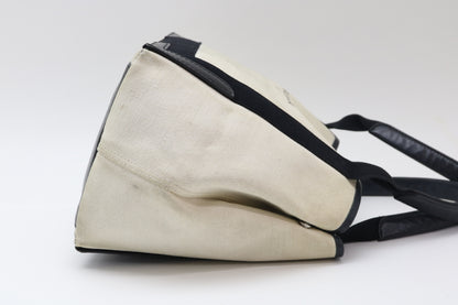 BALENCIAGA Canvas x Leather Tote Bag