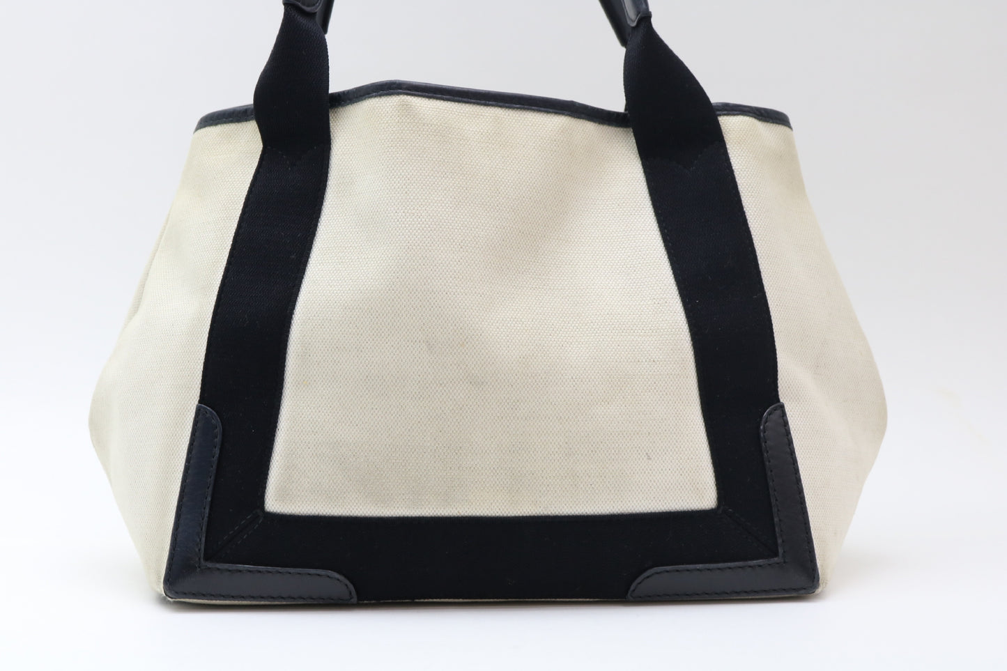 BALENCIAGA Canvas x Leather Tote Bag