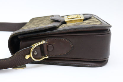 CELINE C Macadam Shoulder Bag