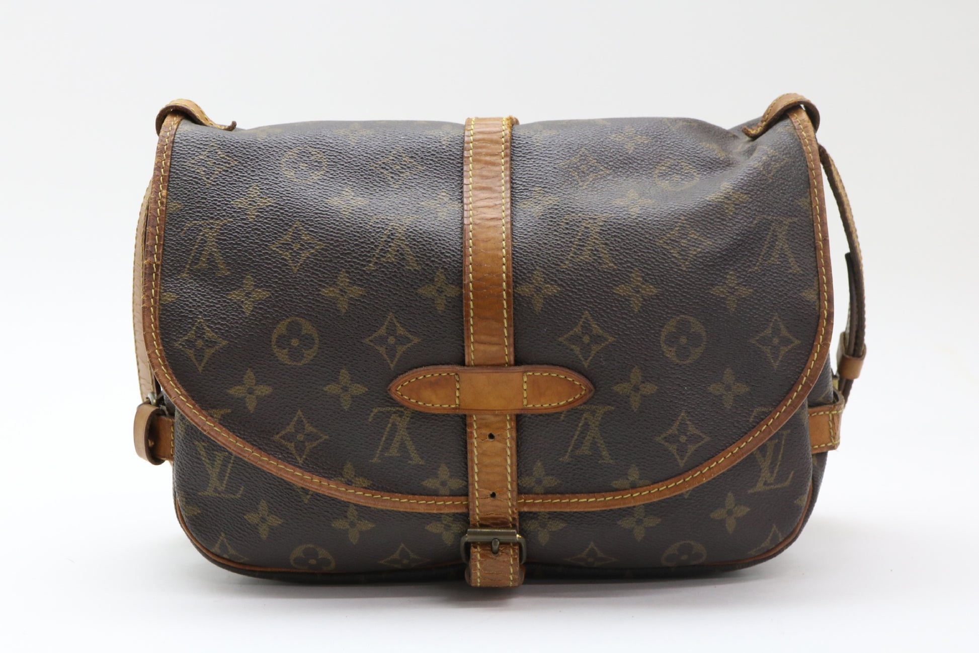 LOUIS VUITTON Monogram Saumur Shoulder Bag