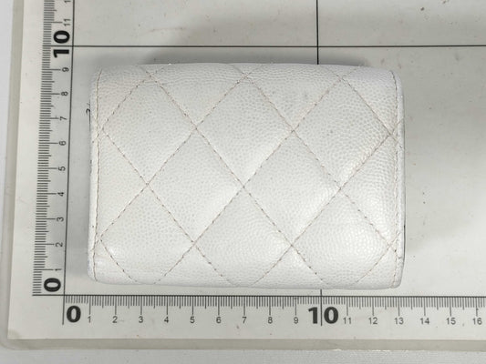 CHANEL Caviar Skin CHANEL Matelasse Compact Wallet No. 30 Caviar Skin Wallet