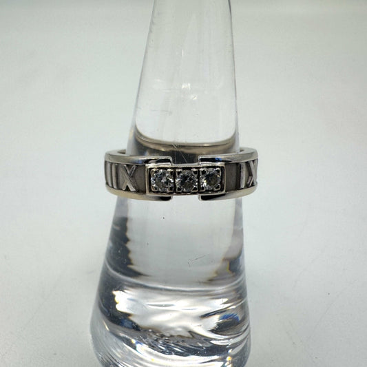 Tiffany & Co. Atlas WG 750 7.7g Ring 