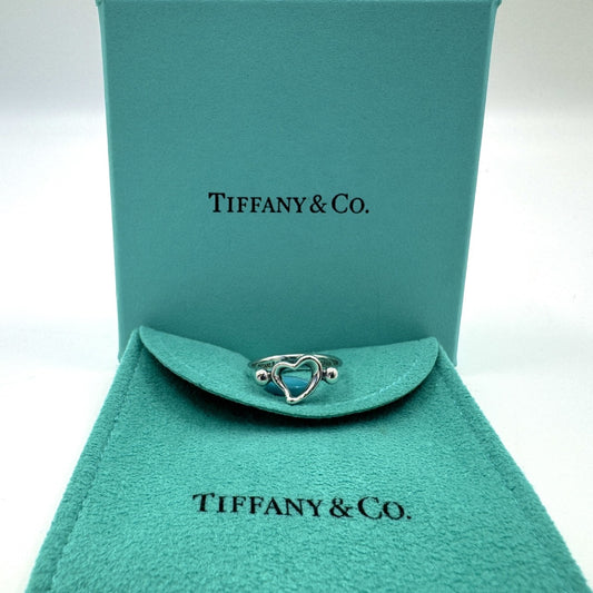 Tiffany & Co. Heart Motif Ring 925 Ring