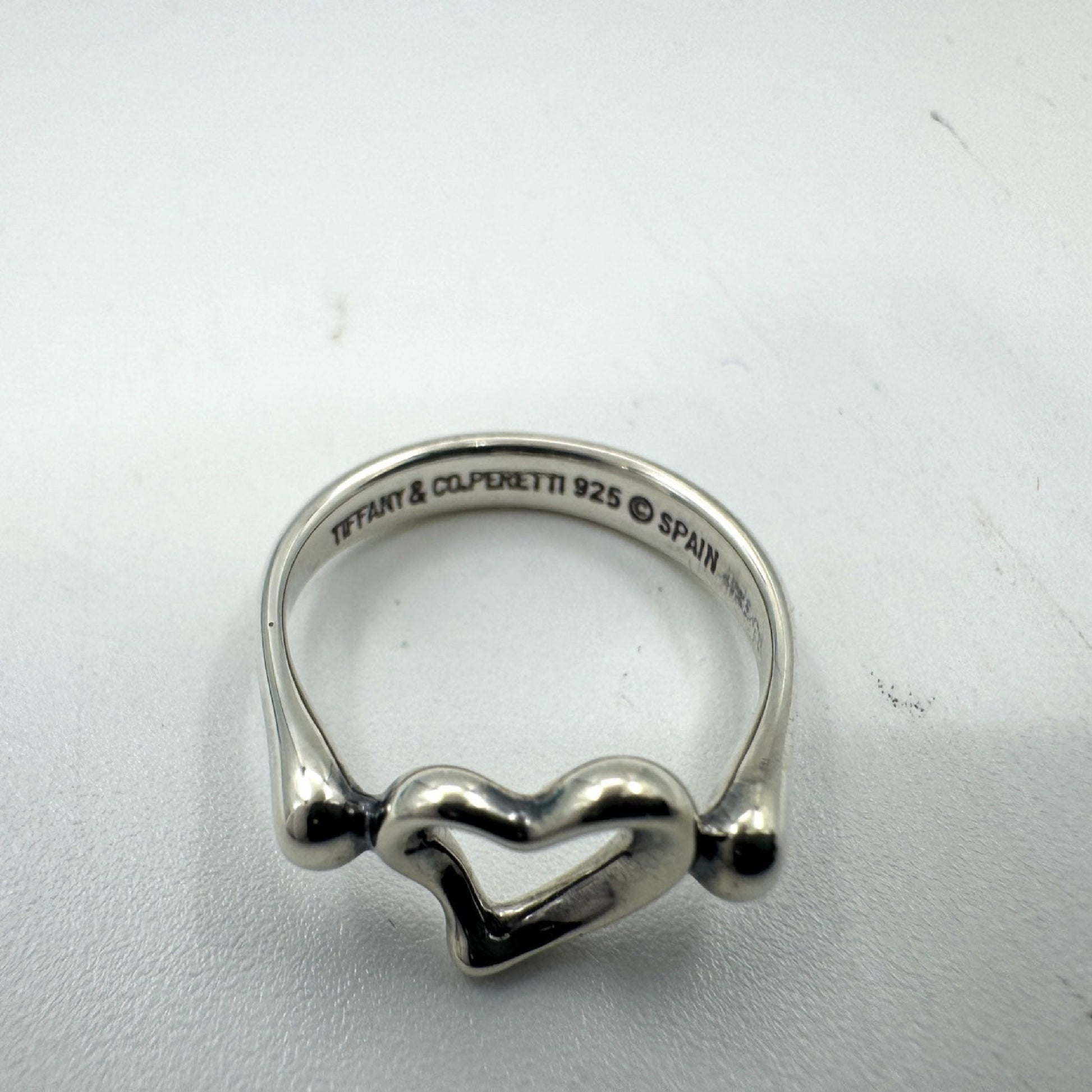 Tiffany & Co. Heart Motif Ring 925 Ring