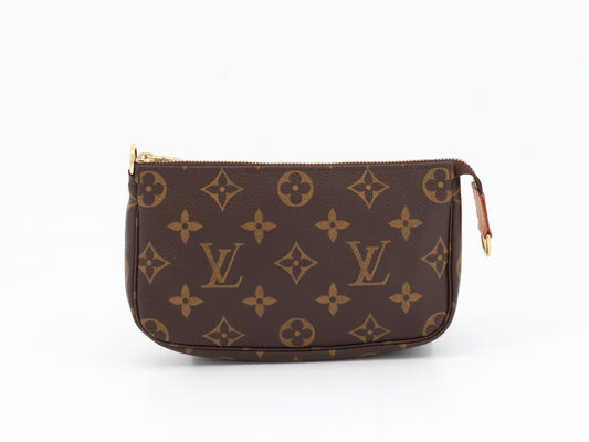 LOUIS VUITTON Monogram Bucket Pouch FL0093 Pouch