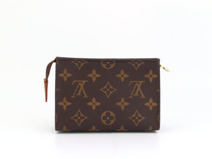 LOUIS VUITTON Monogram Poche Toilette 15 M47546 Pouch