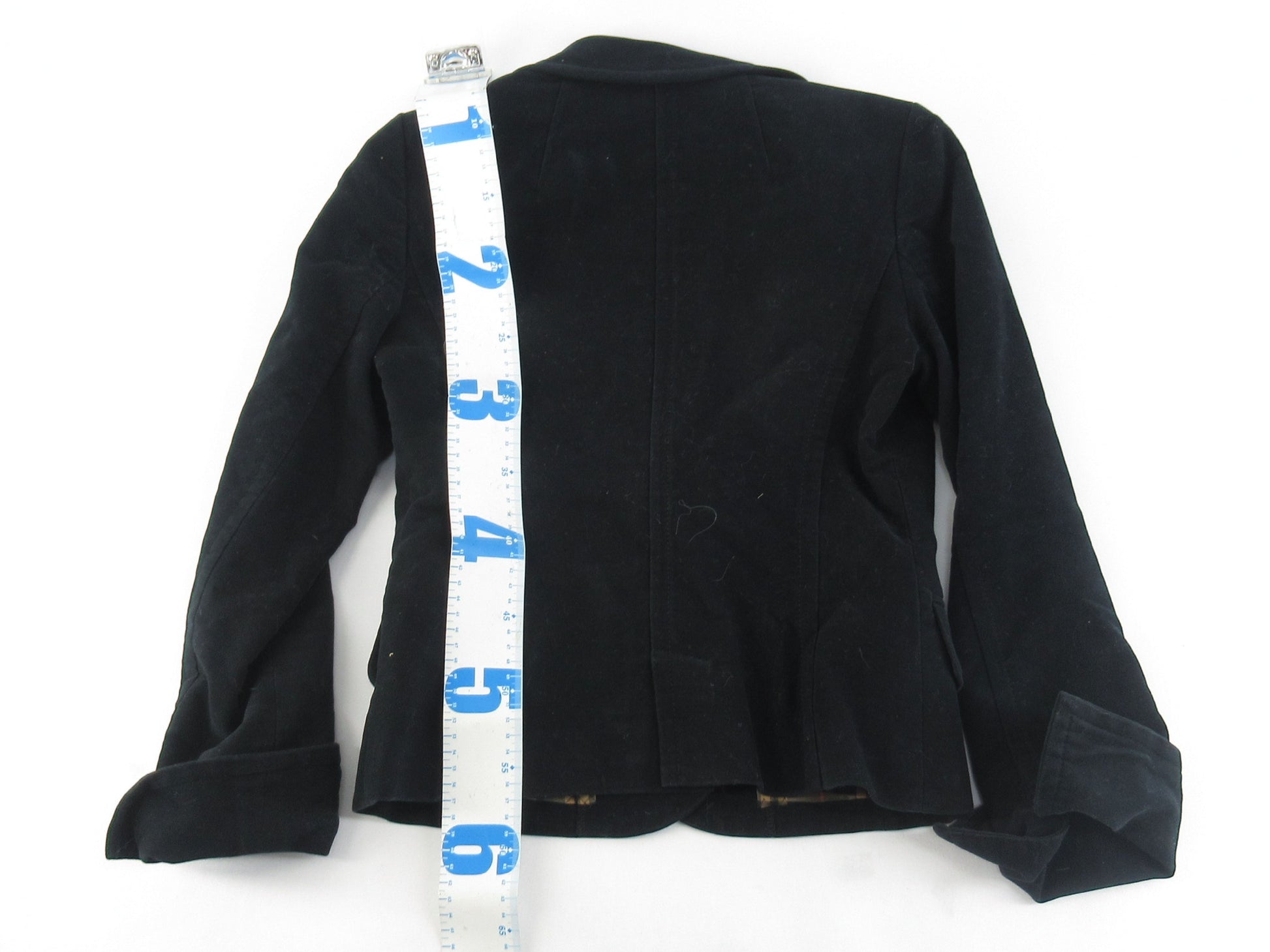 BURBERRY BLUE LABEL Velour Nova Check Black Outer Jacket