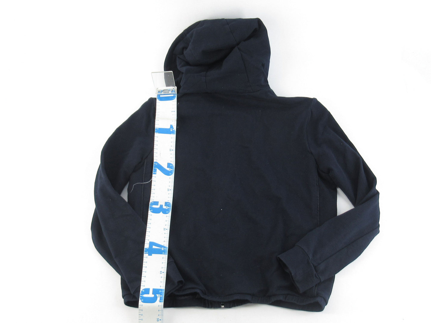 PRADA Prada Blue Tag Hoodie with Nylon and Rubber Logo