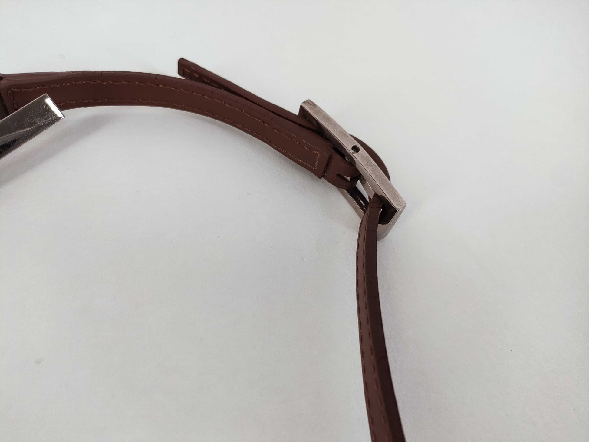 GUCCI GG Canvas Handbag Pouch Brown