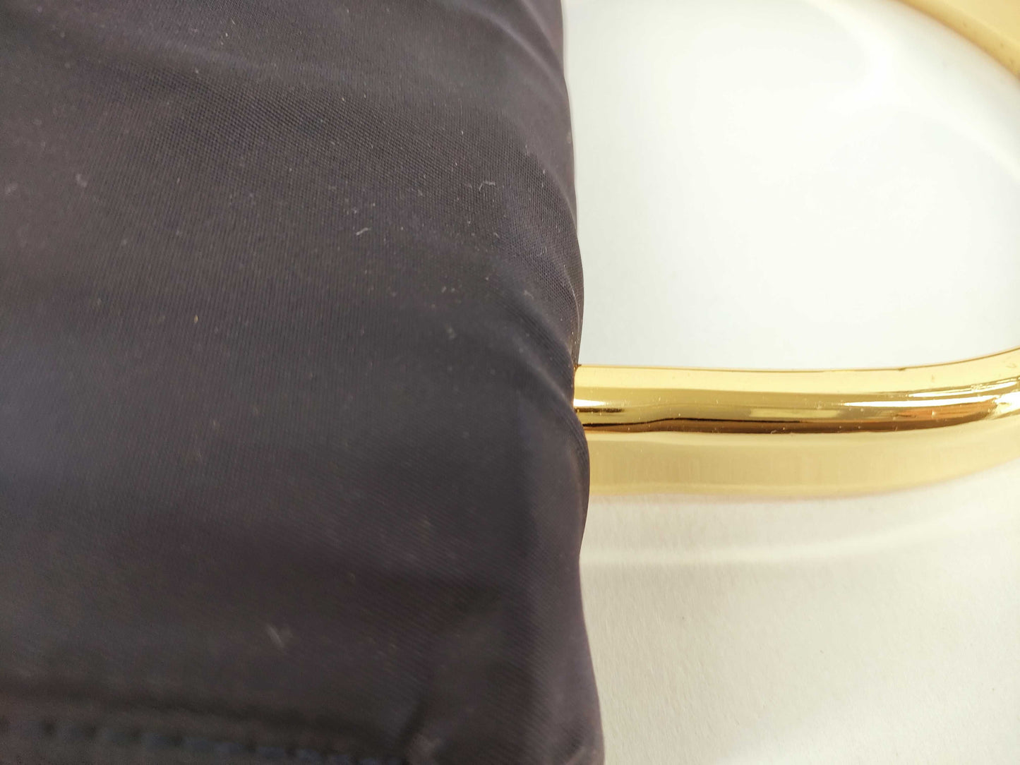 PRADA Nylon Prada Handbag Navy