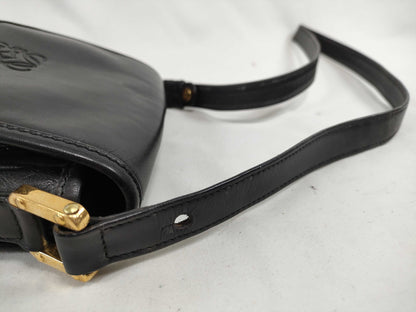 LOEWE Anagram Logo Leather Shoulder Bag