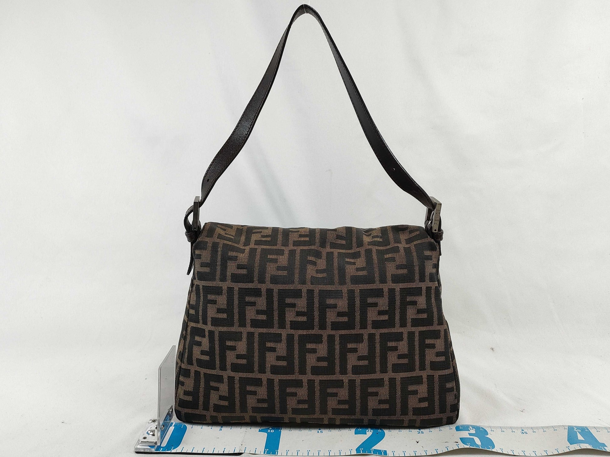 FENDI Zucca Mamma Bucket Shoulder Bag