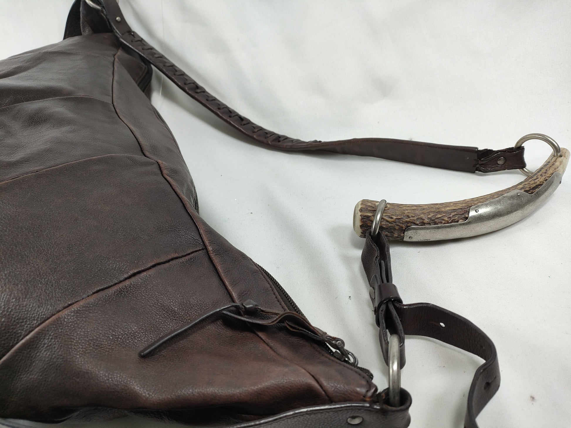 Yves Saint Laurent Mombasa Leather Shoulder Bag