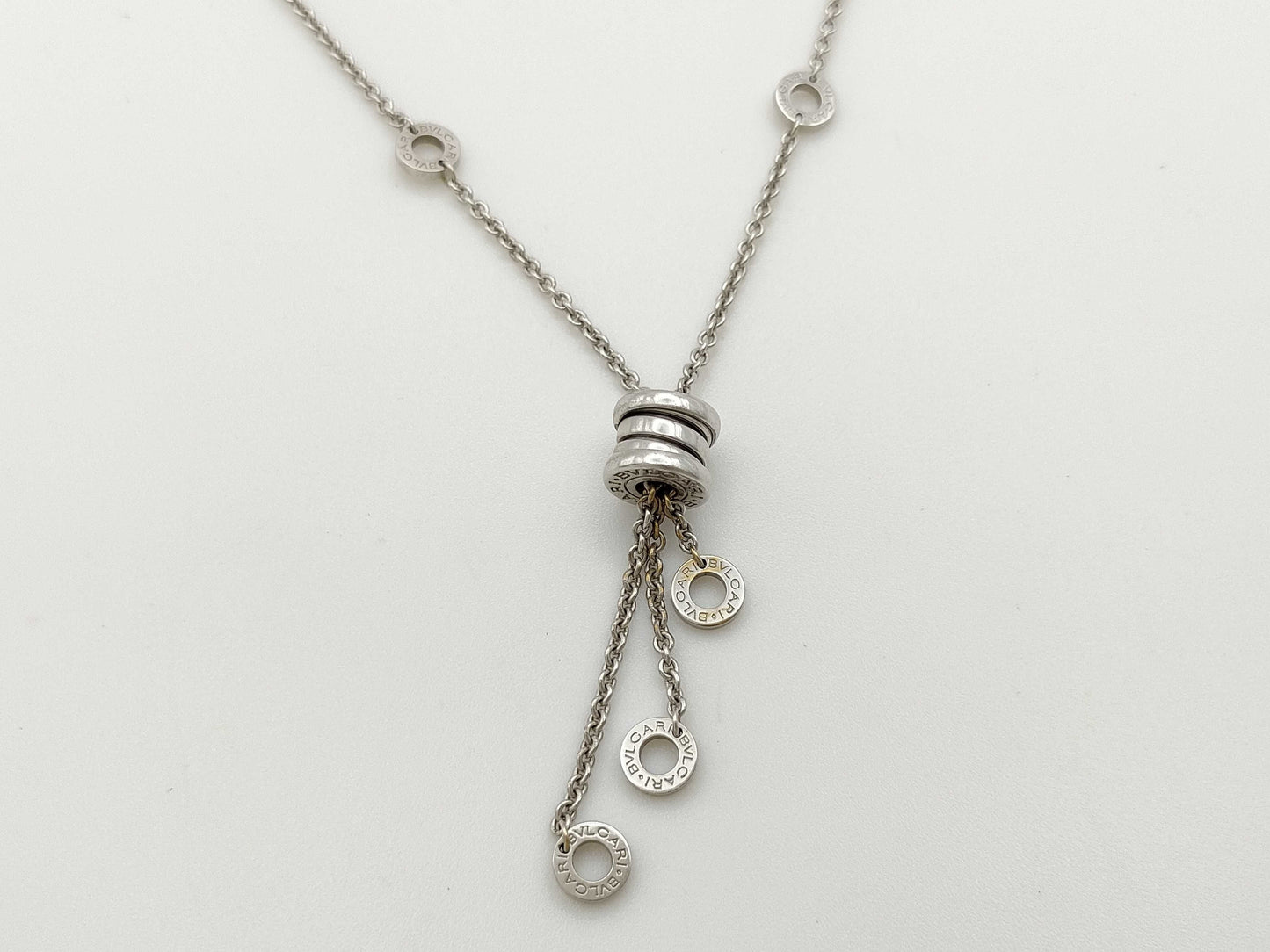 BVLGARI B.zero1 Element WG 750 14.8g Necklace 