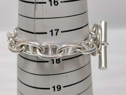 HERMES Chaine d'Ancre Bracelet, AG925, 62.2g, Bracelet/Bangle