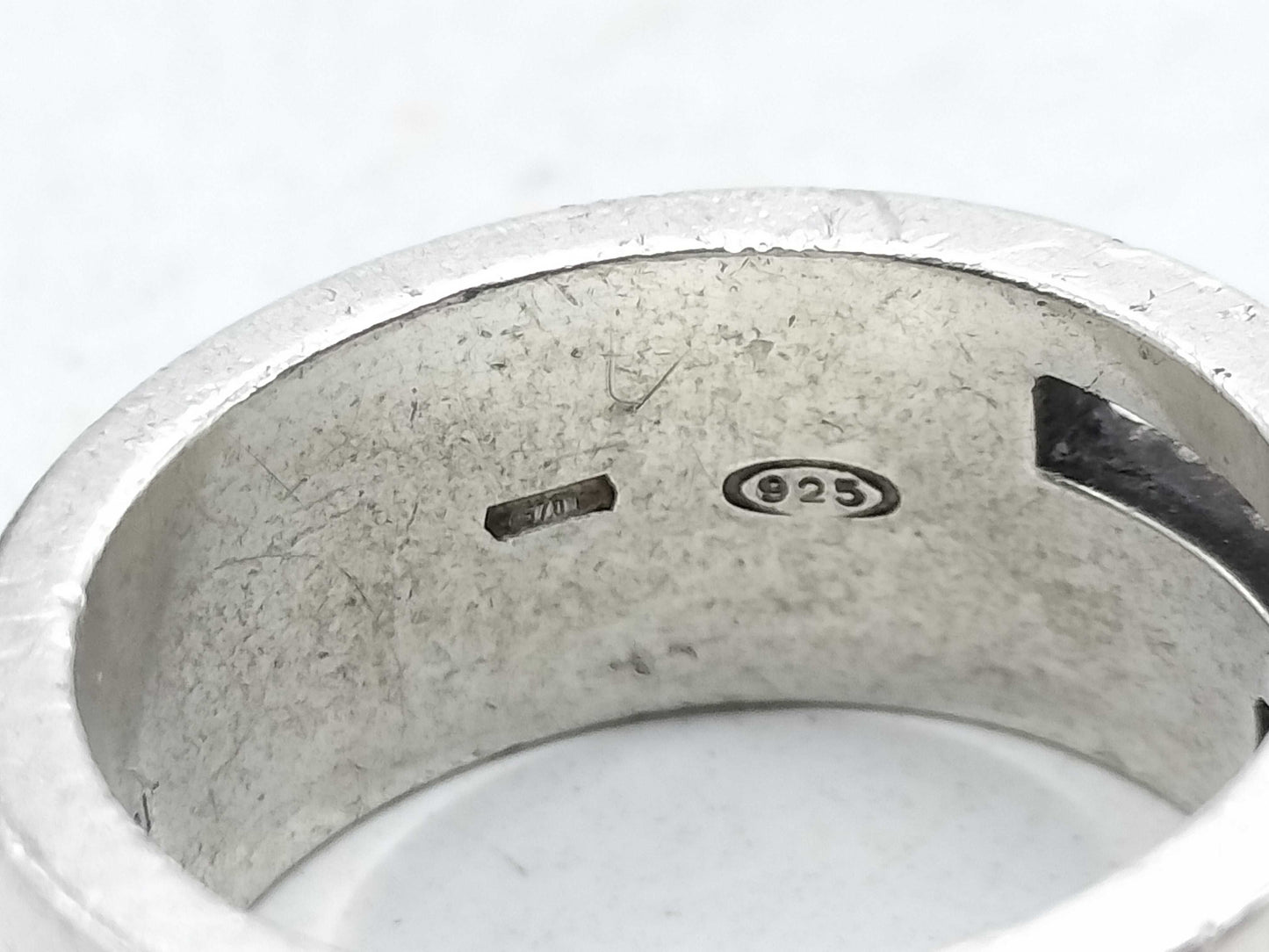 GUCCI SV925 Ring, 6.9g, Size 49