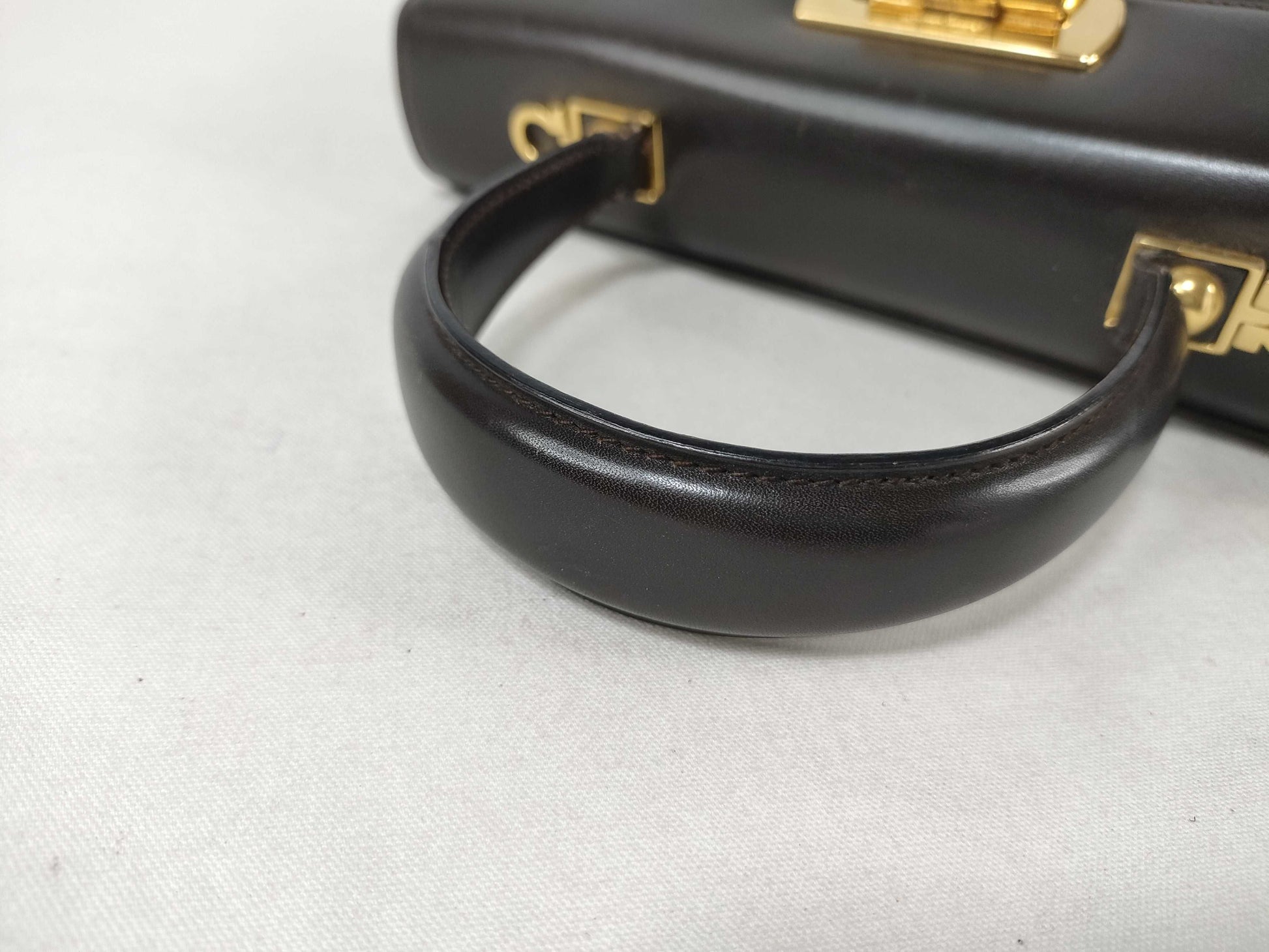 Salvatore Ferragamo Gancini handbag, Salvatore Ferragamo Gancini formal handbag