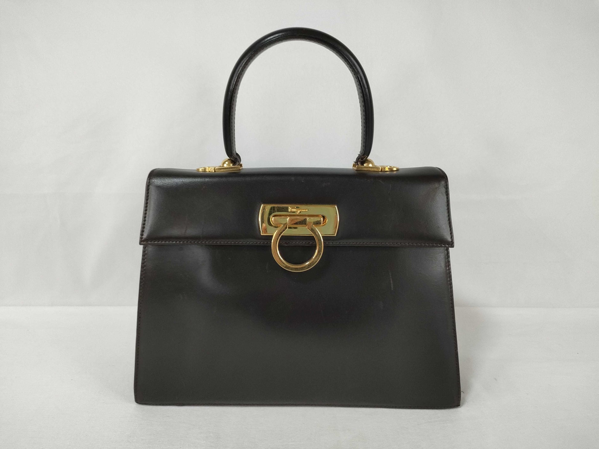 Salvatore Ferragamo Gancini handbag, Salvatore Ferragamo Gancini formal handbag