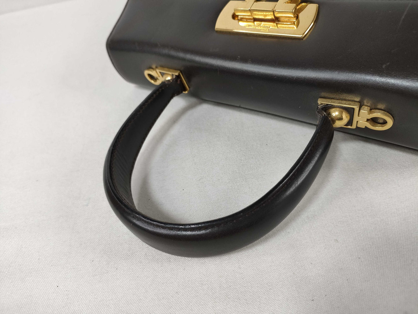 Salvatore Ferragamo Gancini handbag, Salvatore Ferragamo Gancini formal handbag