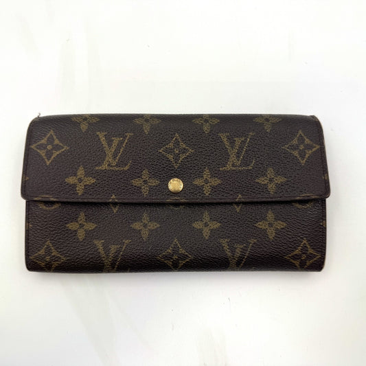 LOUIS VUITTON Monogram Monogram Portefeuille Sarah Wallet