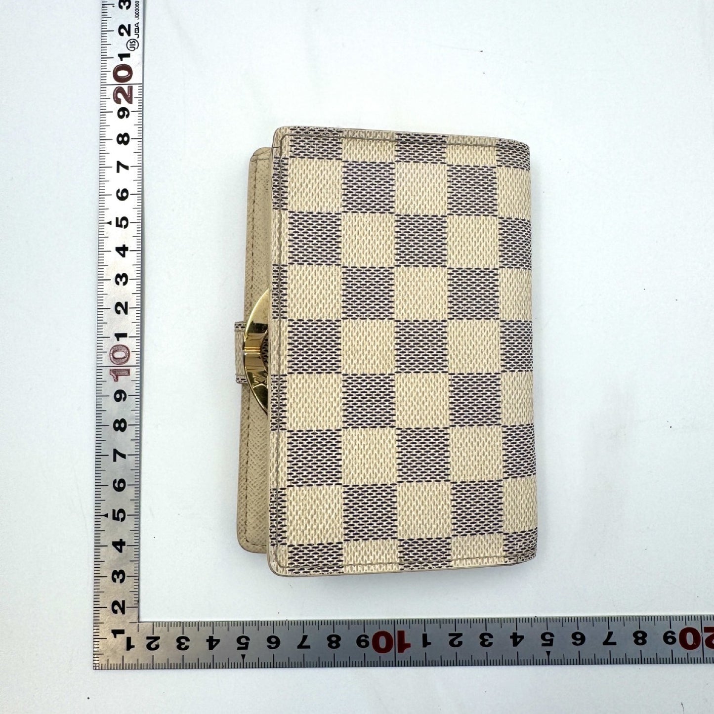LOUIS VUITTON Damier Azur Damier Portefeuille Viennois Clasp Wallet