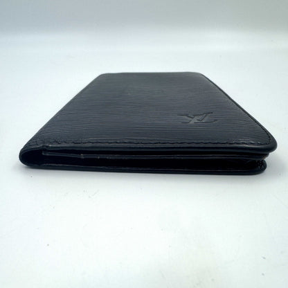 LOUIS VUITTON Epi Epi Wallet Black Wallet