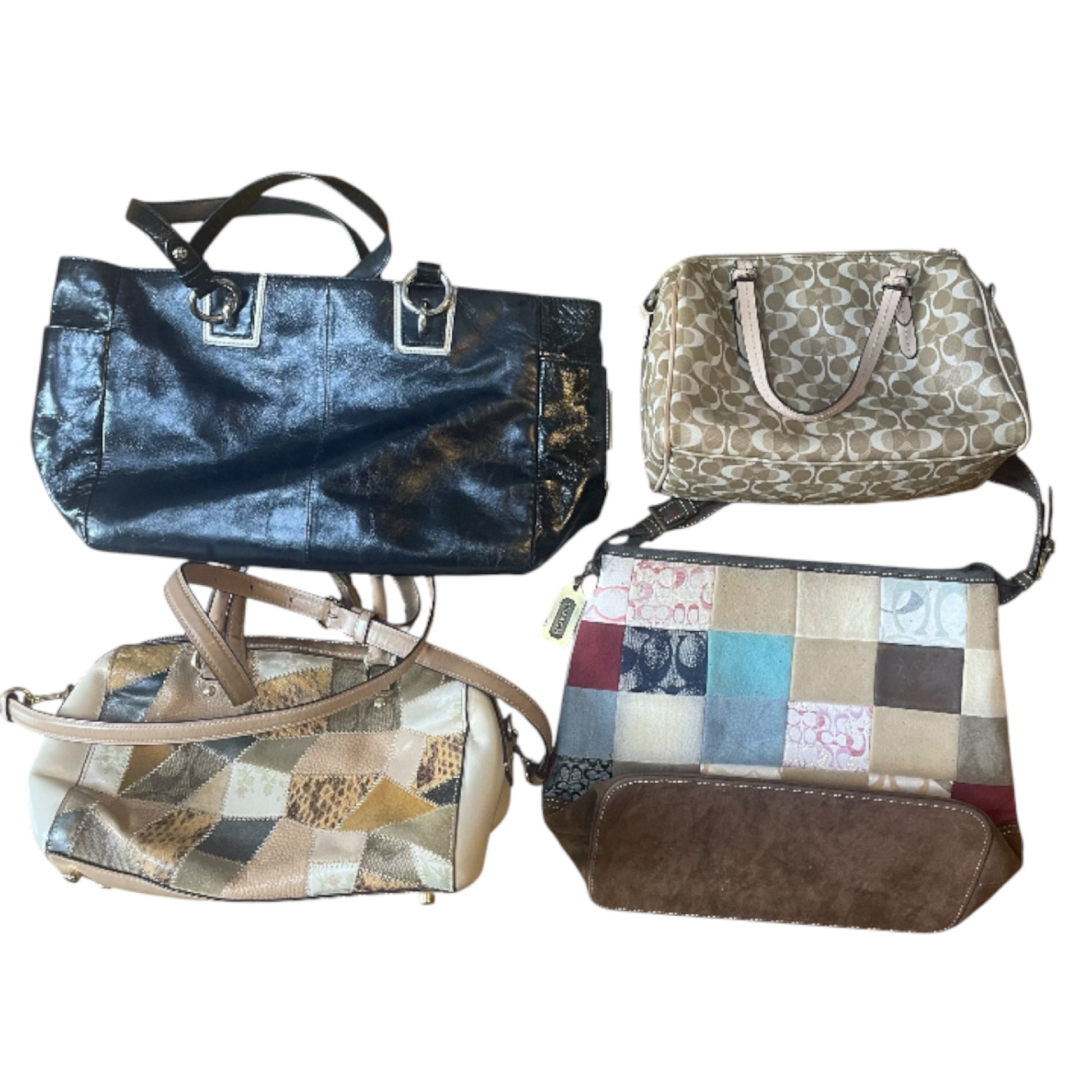 COACH Coach Patchwork Bag Set of 4