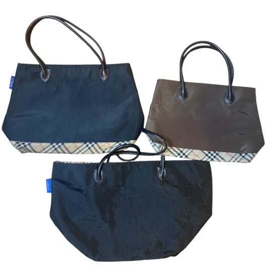 BURBERRY Nova Check Tote Bag Set of 3