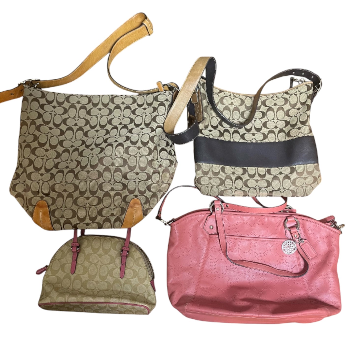 COACH Signature Coach Bag Set of 4 Shoulder Bags