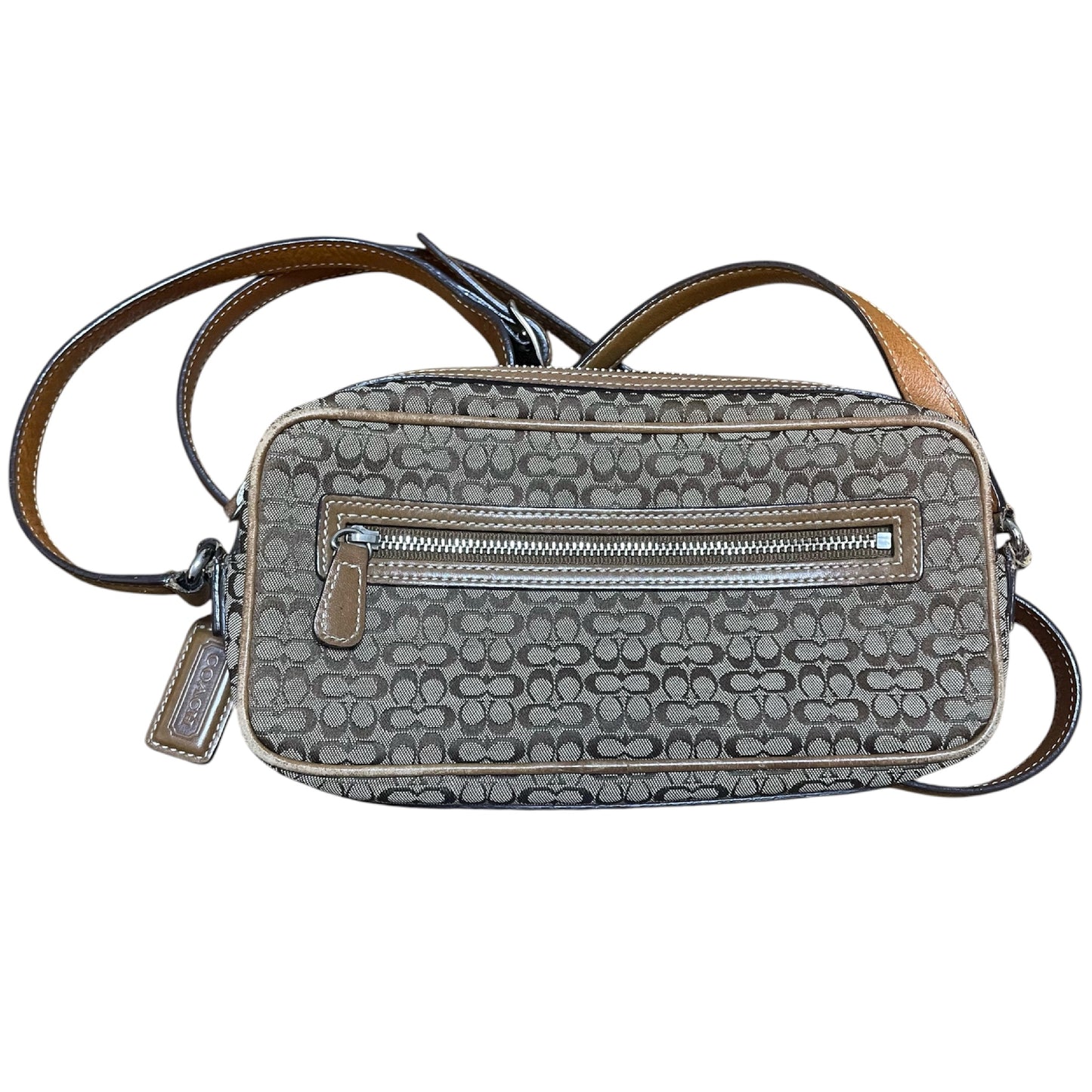 COACH Mini Signature COACH Signature One-Shoulder Shoulder Bag