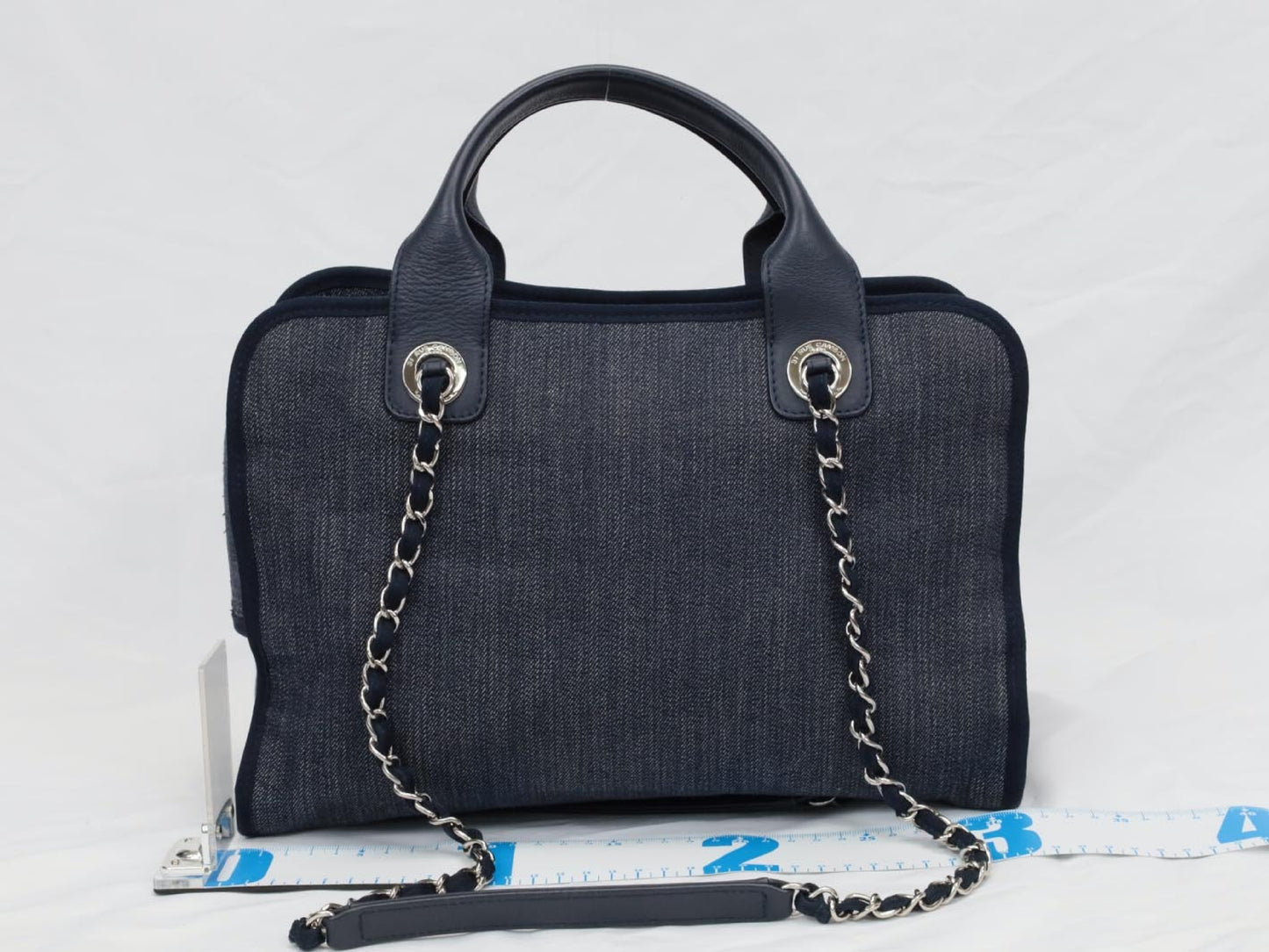 CHANEL Deauville Boston Shoulder Bag