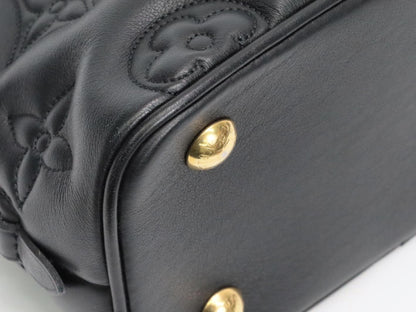 LOUIS VUITTON Bubble Gram Alma BB M59793 Black RFID Verified Shoulder Bag