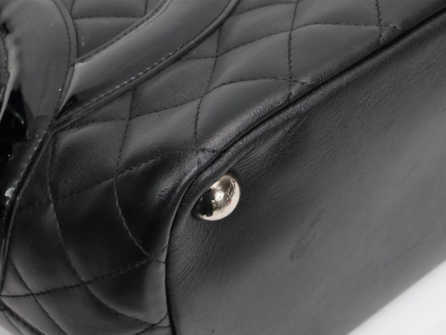 CHANEL Cambon Line Lambskin Tote Bag, No. 10