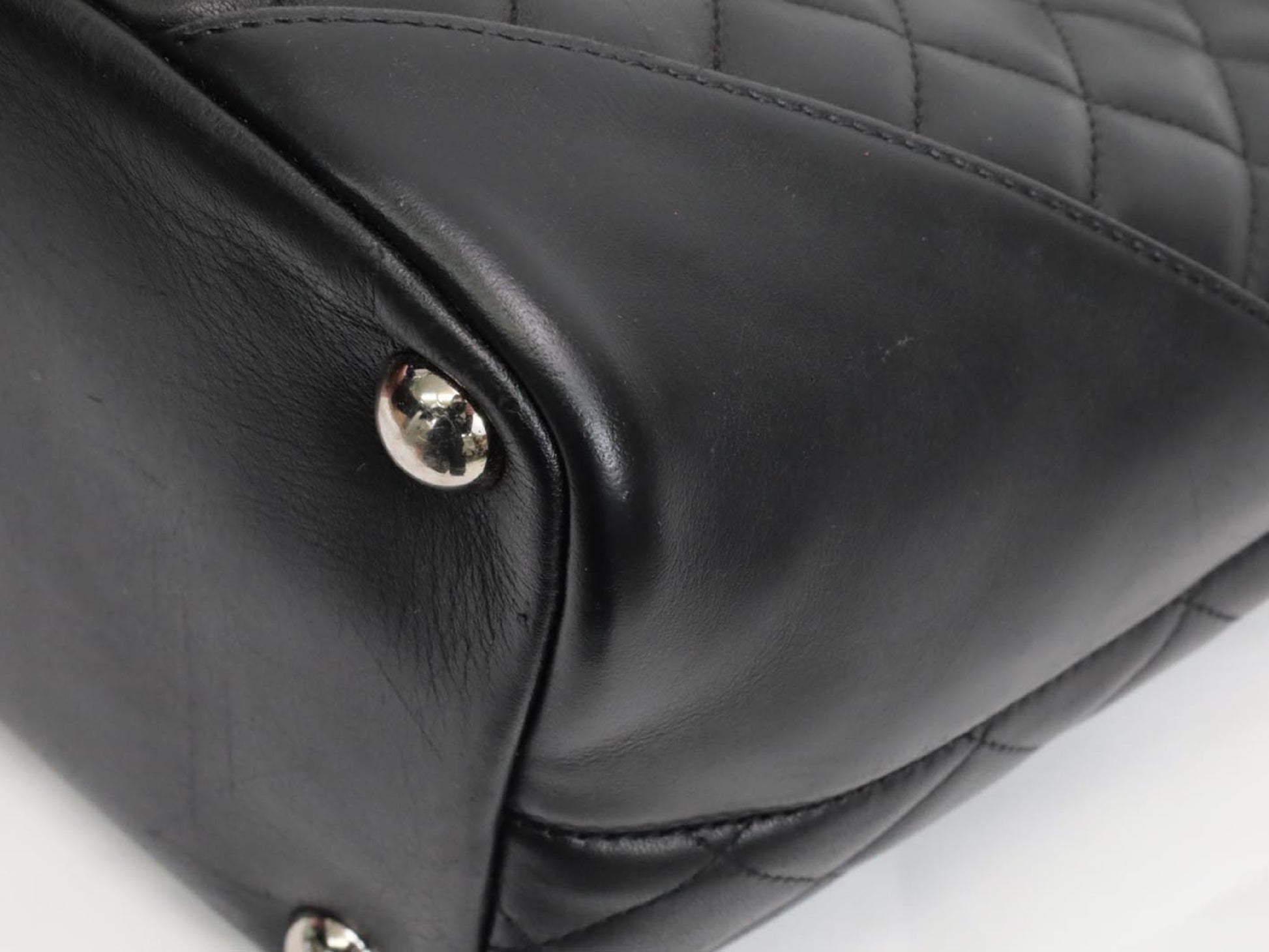 CHANEL Cambon Line Lambskin Tote Bag, No. 10