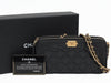 CHANEL Boy Chanel Lambskin Chain Wallet in Black with Gold Hardware, No. 24 Shoulder Bag