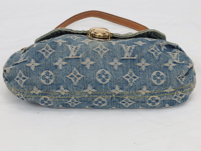 LOUIS VUITTON Monogram Denim Mini Pretty Shoulder Bag