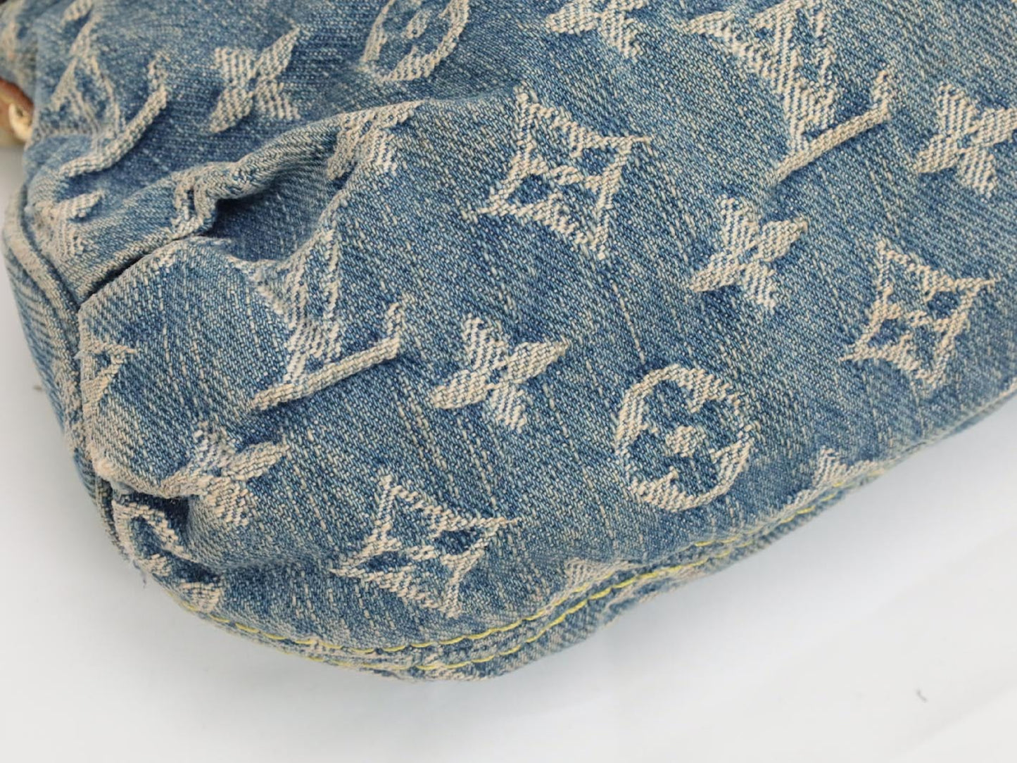 LOUIS VUITTON Monogram Denim Mini Pretty Shoulder Bag