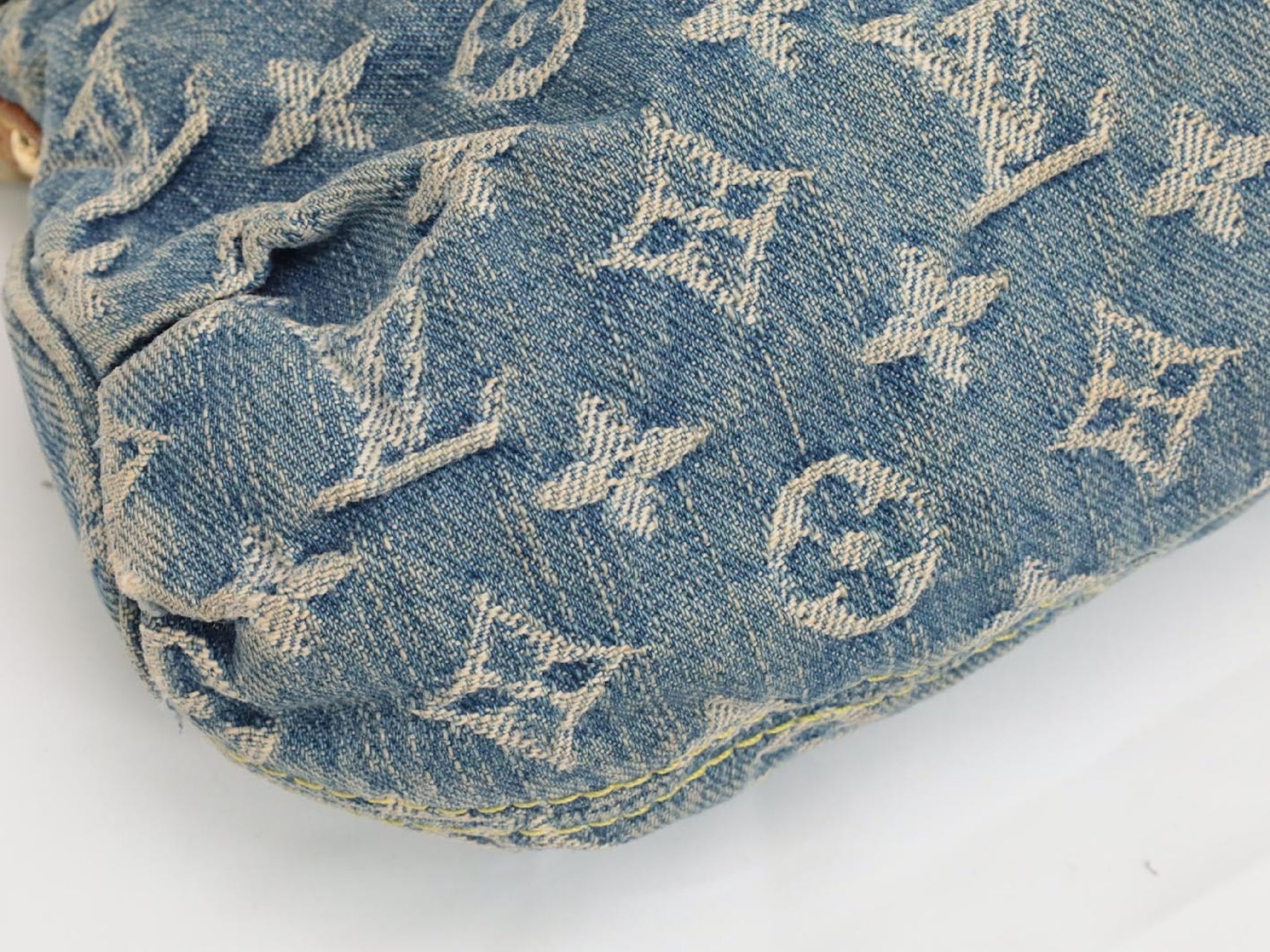 LOUIS VUITTON Monogram Denim Mini Pretty Shoulder Bag