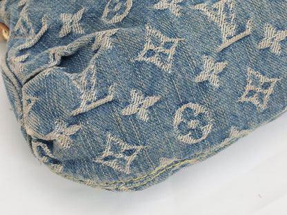 LOUIS VUITTON Monogram Denim Mini Pretty Shoulder Bag