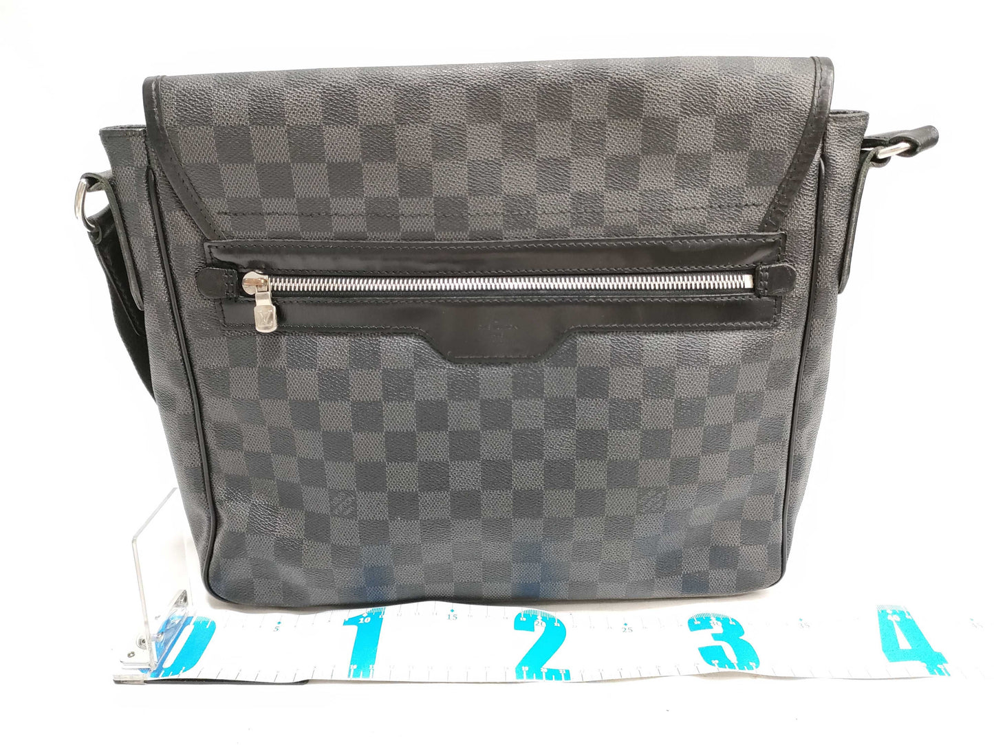 LOUIS VUITTON Damier Graphite Louis Vuitton Damier Graphite Daniel Shoulder Bag