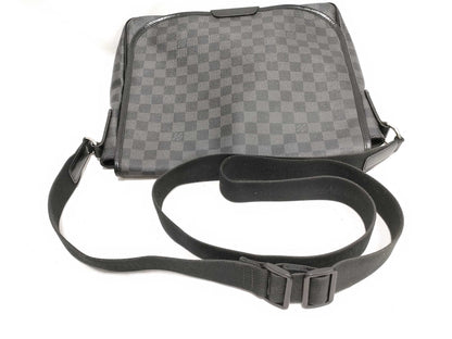 LOUIS VUITTON Damier Graphite Louis Vuitton Damier Graphite Daniel Shoulder Bag
