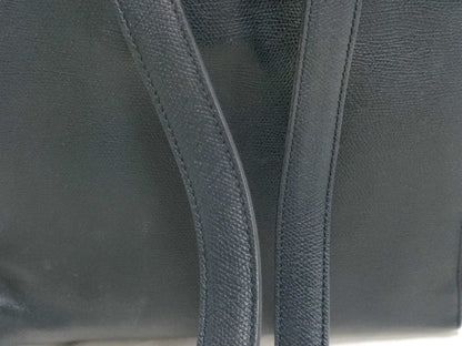 VALEXTRA Iside Backpack in Caviar Skin with Turnlock, Black