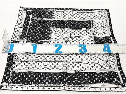 LOUIS VUITTON Monogram Confidential Scarf M77351/MR1221 with tag AB Other accessories
